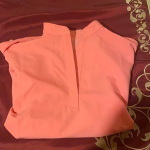 Figs neon pink top